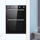 image 2 of Statesman BDM373BL Built-In Double Oven, 3 Cooking Functions, LED Display, 35/70L, Black