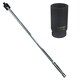 image 1 of 1/2" Drive 24" Breaker Power Knuckle Bar with 30mm Metric Deep Impact Socket