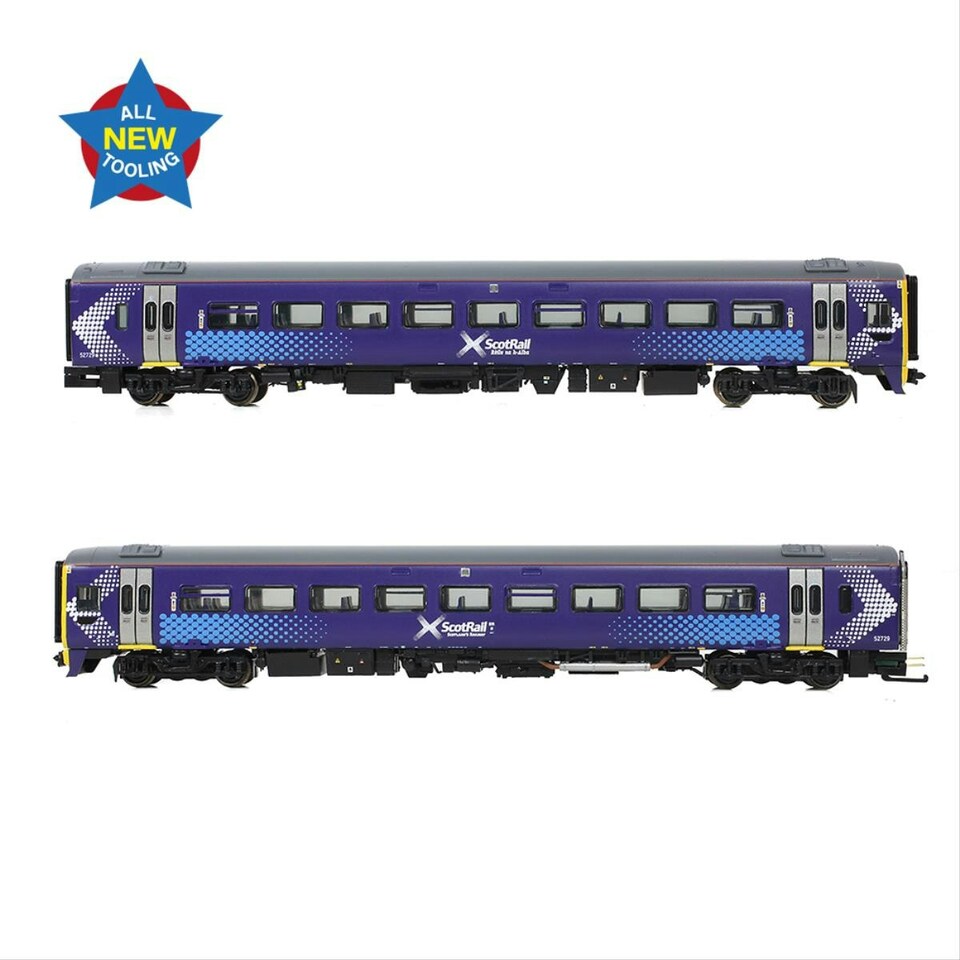 image 1 of Graham Farish Class 158 729 2 Car DMU Scotrail Saltire