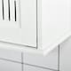 image 5 of kleankin Bathroom Mirror Cabinet Wall Mount Double Doors, White