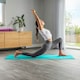 image 2 of TPE Yoga Alignment Mat (6mm Thick) - Green