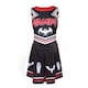 image 1 of Vampire Cheerleader Costume | Black | M