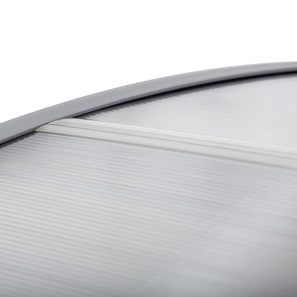 image 1 of Outsunny Door Canopy Awning Outdoor Window Rain Shelter for Door 196 x 75cm | Clear | Clear | 1