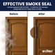 image 5 of Exitex Self Adhesive Intumescent Fire & Smoke Door Strip with Brush, FD30 rated, 5.2m | Brown