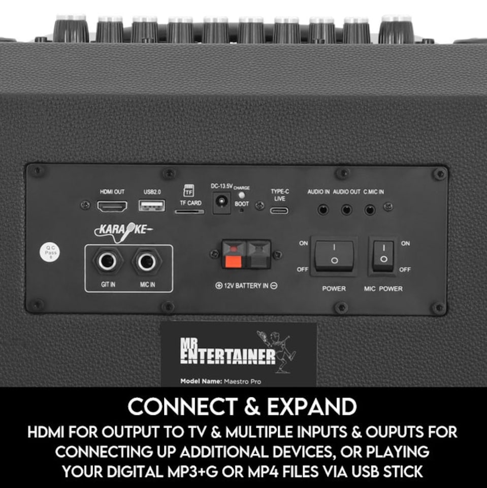 image 1 of Mr Entertainer Maestro Pro Touchscreen Karaoke Machine