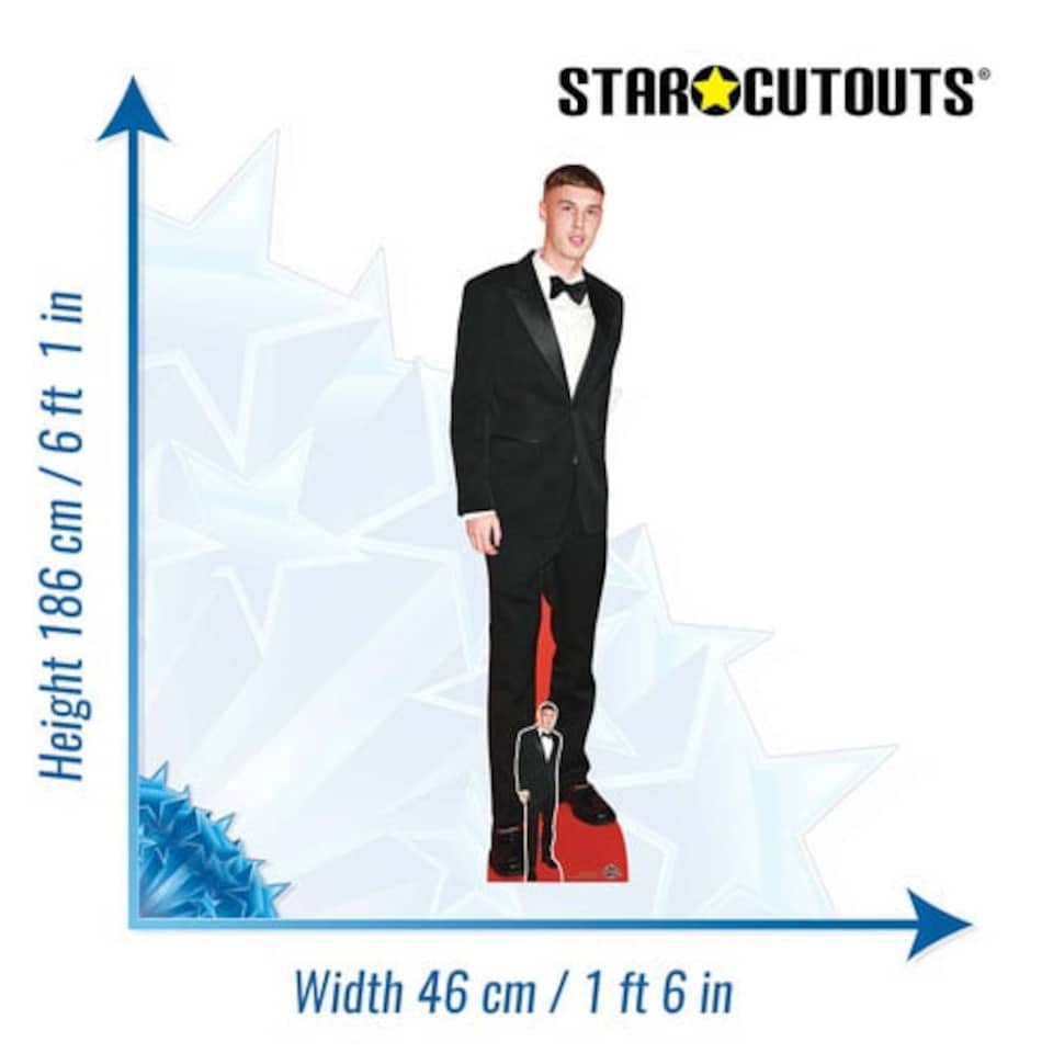 image 1 of Cole Palmer Lifesize Cardboard Cutout 186cm