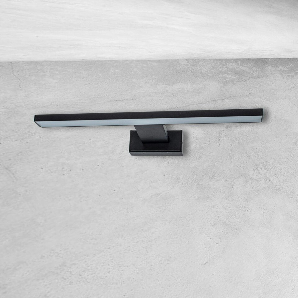 image 1 of Milagro Wall Lamp Shine Black 7W Led