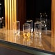 image 2 of Mikasa Tumbler Glasses Set Clear Ridged Crystal 380ml Set of 4