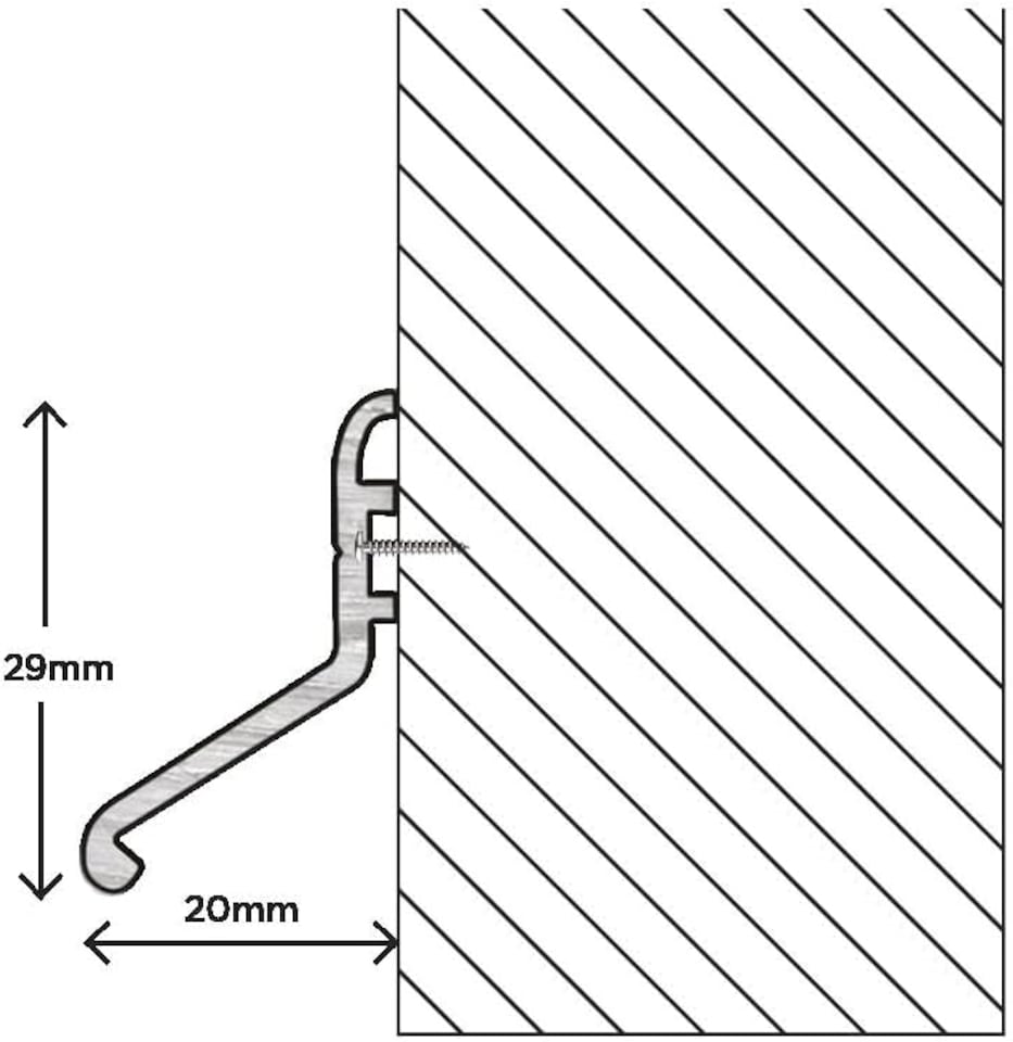 image 1 of Exitex Rain Deflector 914mm, Door Rain Guard for Inward & Outward Opening External Doors | Silver