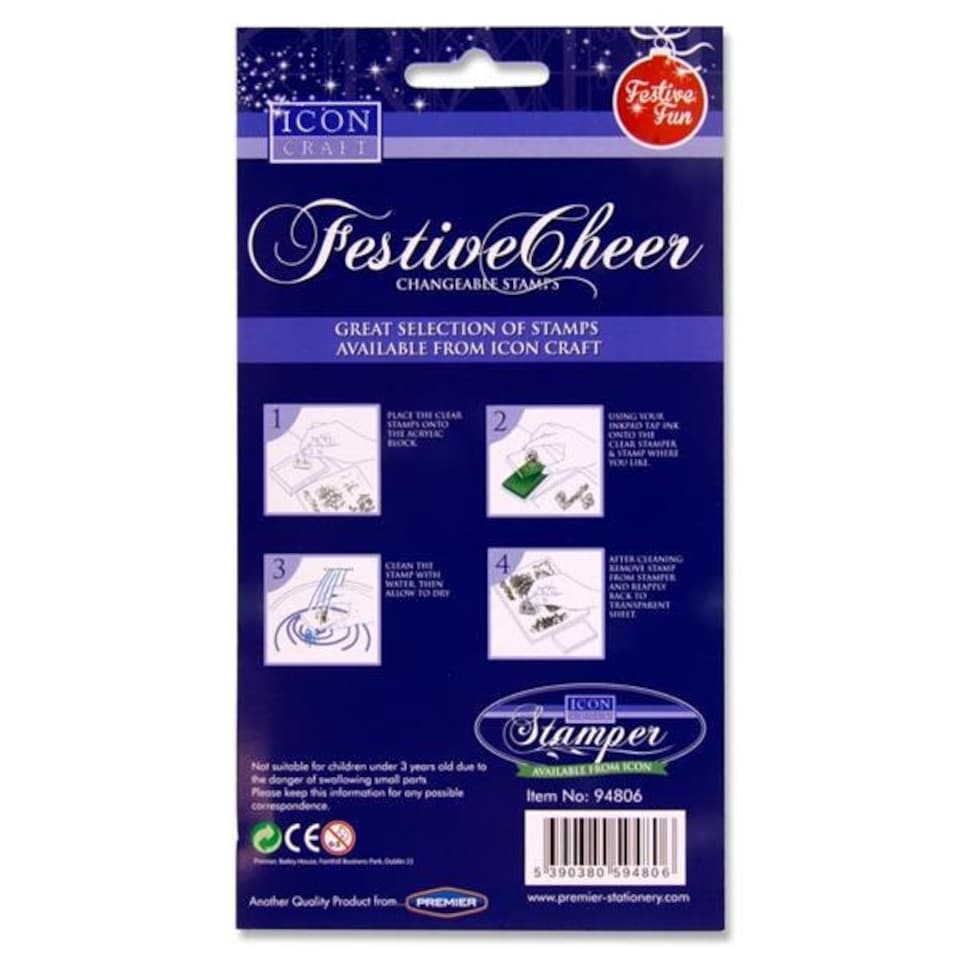image 1 of Festive Cheer Changeable Stamps by Icon Craft
