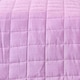 image 5 of Homescapes Cotton Quilted Reversible Bedspread Lavender Purple -150 x 200 cm | Purple