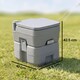 image 7 of Outsunny 20L Camping Toilet Portable Travel WC Caravan Picnic Fishing Restroom