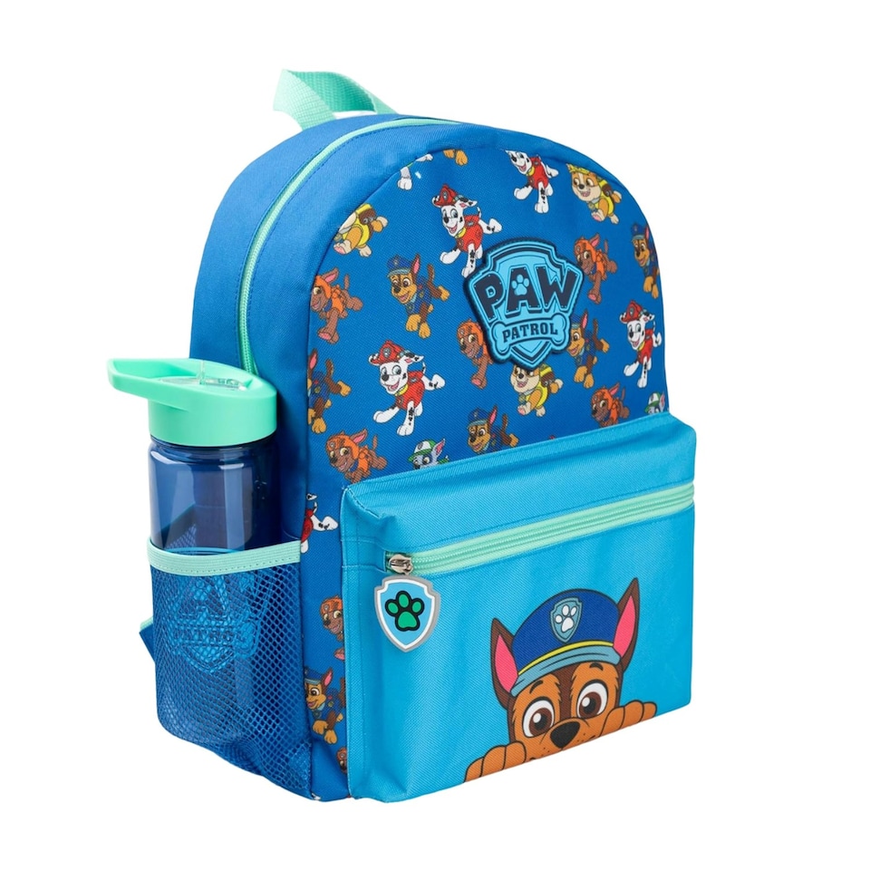 image 1 of Paw Patrol Characters Backpack Set - Blue - One Size