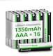 image 1 of Granicell 16-Pack Lithium AAA Battery, 1.5V 1200mAh Lithium AAA Batteries, High-Capacity Batteries (Disposable)