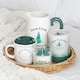 image 5 of Farm Fresh Christmas Trees Ceramic Flower Jug White