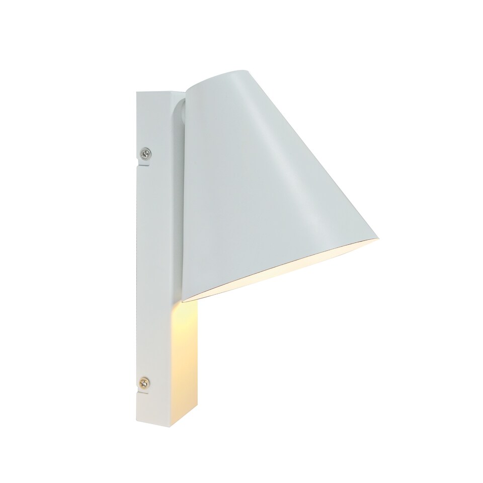 image 1 of Nordlux Wilmer Indoor Wall Light White Metal Sensor E14 USB-C - Plug In or Mains Powered , IP20 | White | White