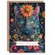 image 1 of Cat Lover Garden Queen Floral Design Woman Her Birthday Card