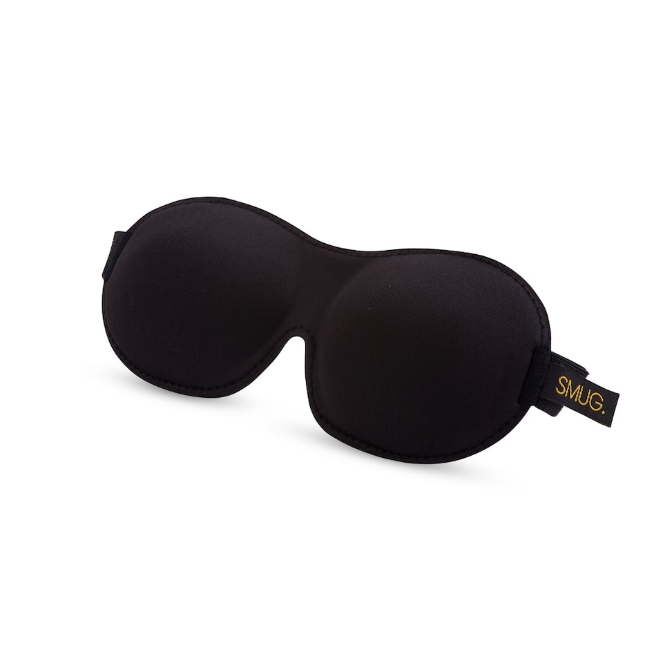 image 1 of SMUG Contoured 3D Blackout Sleep Mask - Black