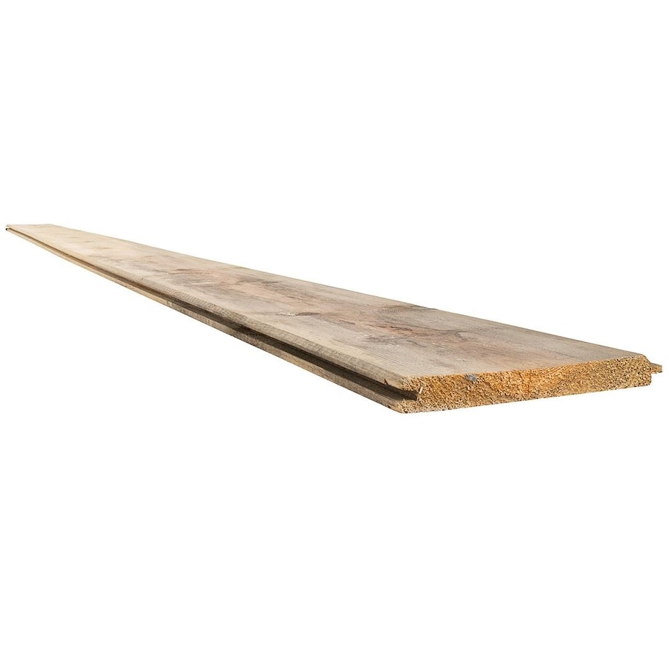 Snowdon Timber Reject T&G Treated Matchboard Cladding (T) 12mm (W) 120mm (L) 2.1m