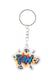 image 2 of Pack of 12 Superhero Design Keychains - Treat or Trick Theme Party Bag Filler