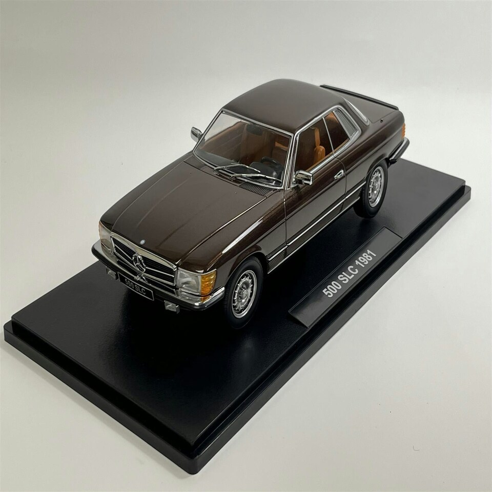 image 1 of Mercedes 500 SLC C107 1981 Brown Metallic 1:18 Scale KK Scale 180851