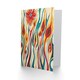 image 2 of Abstract Matchsticks Fire Flower Design Him Her Birthday Card