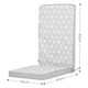 image 5 of High Back Seat Pad Triangle Geo Olive