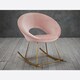 image 2 of Suzie Rocking Chair Vintage Pink Pink