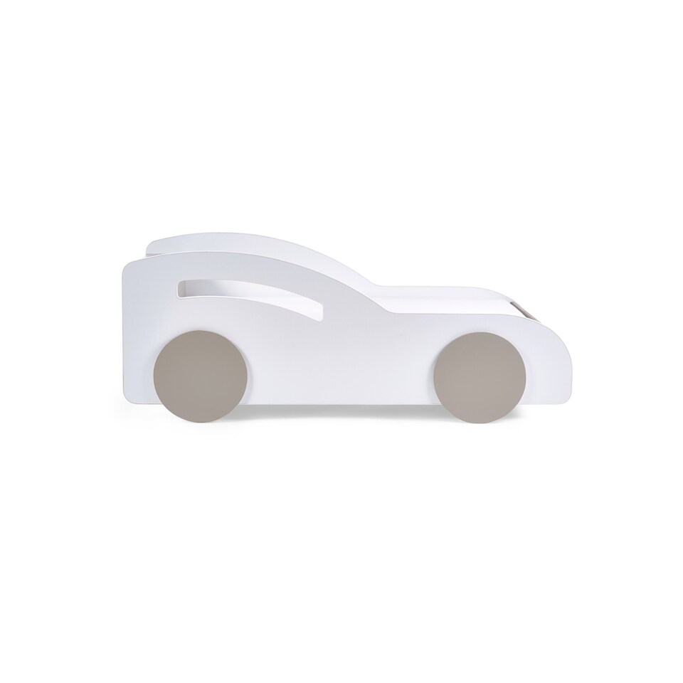 image 1 of Atlantis Toddler Size White Car Bed