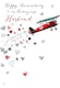 image 1 of Husband Happy Anniversary Greeting Card Joie De Vivre Range Cards