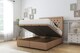 image 2 of Sloomy Montana Latte Dumfries Ottoman Bed With Mattress With 26" Strutted Headboard 3' Single