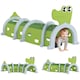 image 1 of AIYAPLAY Kids Play Tunnel for Ages 3-6 Crawl and Climb, Crocodile Design