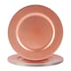image 1 of Argon Tableware Metallic Charger Plates - 33cm - Rose Gold - Pack of 6
