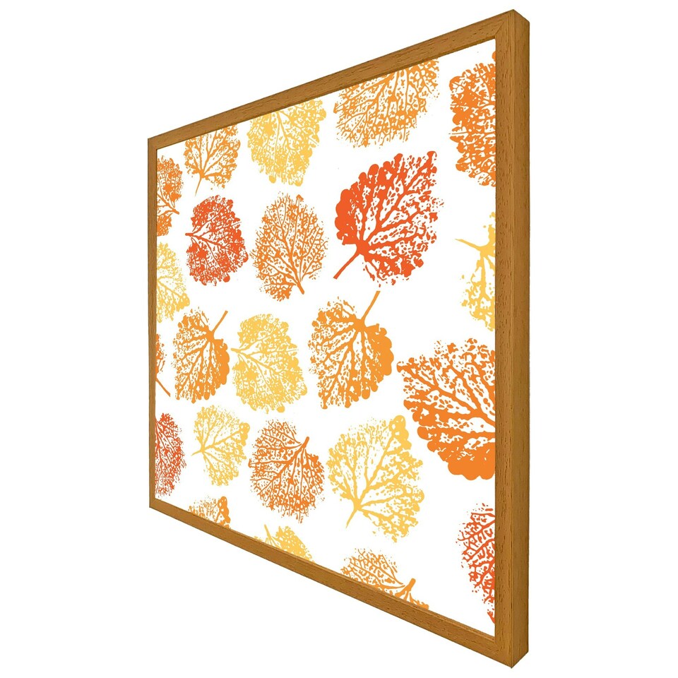 image 1 of Hand drawn boho spring pattern (Picutre Frame) Black | XS