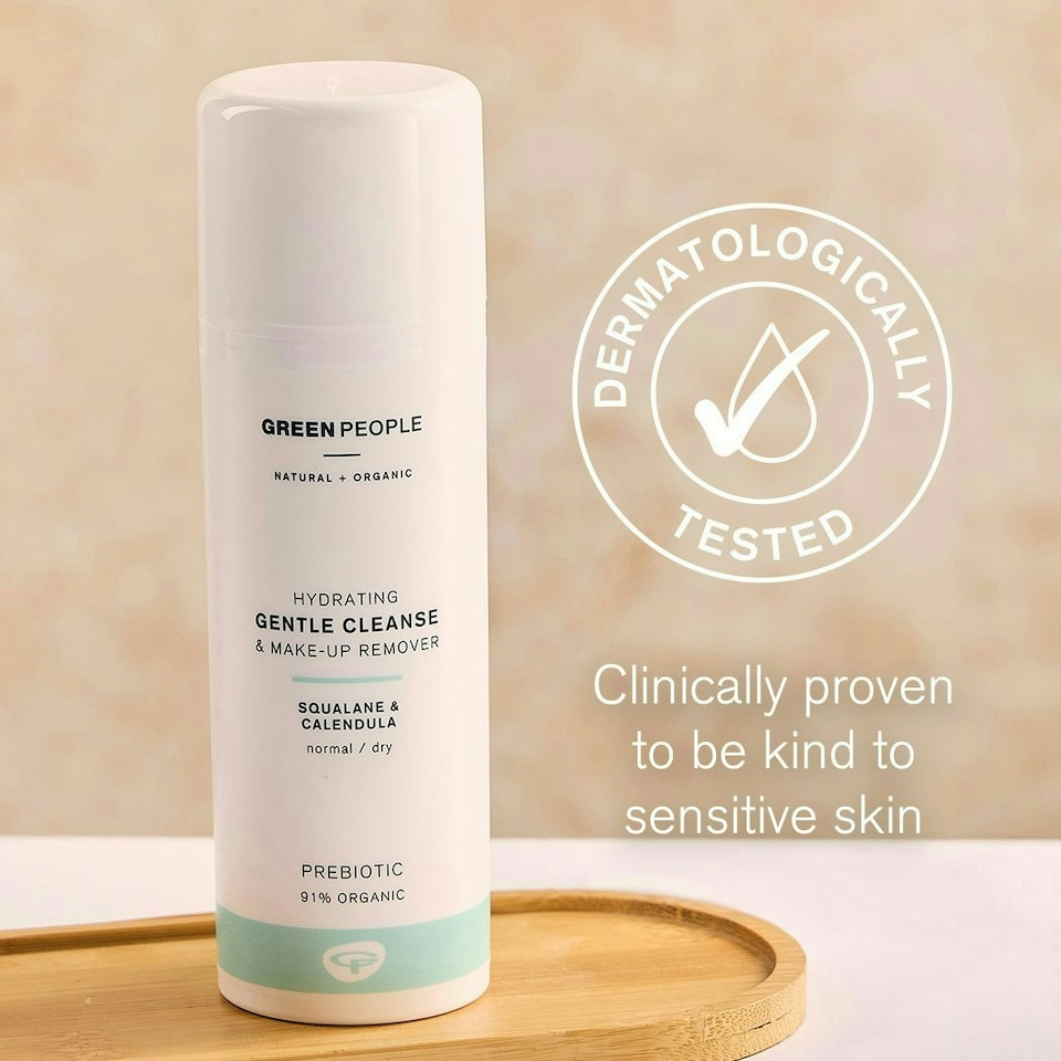 image 1 of Green People Gentle Cleanse & Make Up Remover - Natural & Organic - With Calendula & Squalane - SLS & Alcohol Free - Vegan & Cruelty Free, 150ml