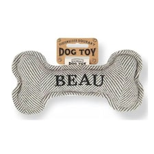 History & Heraldry Pre-Personalised Squeaky Bone Dog Toy - Beau