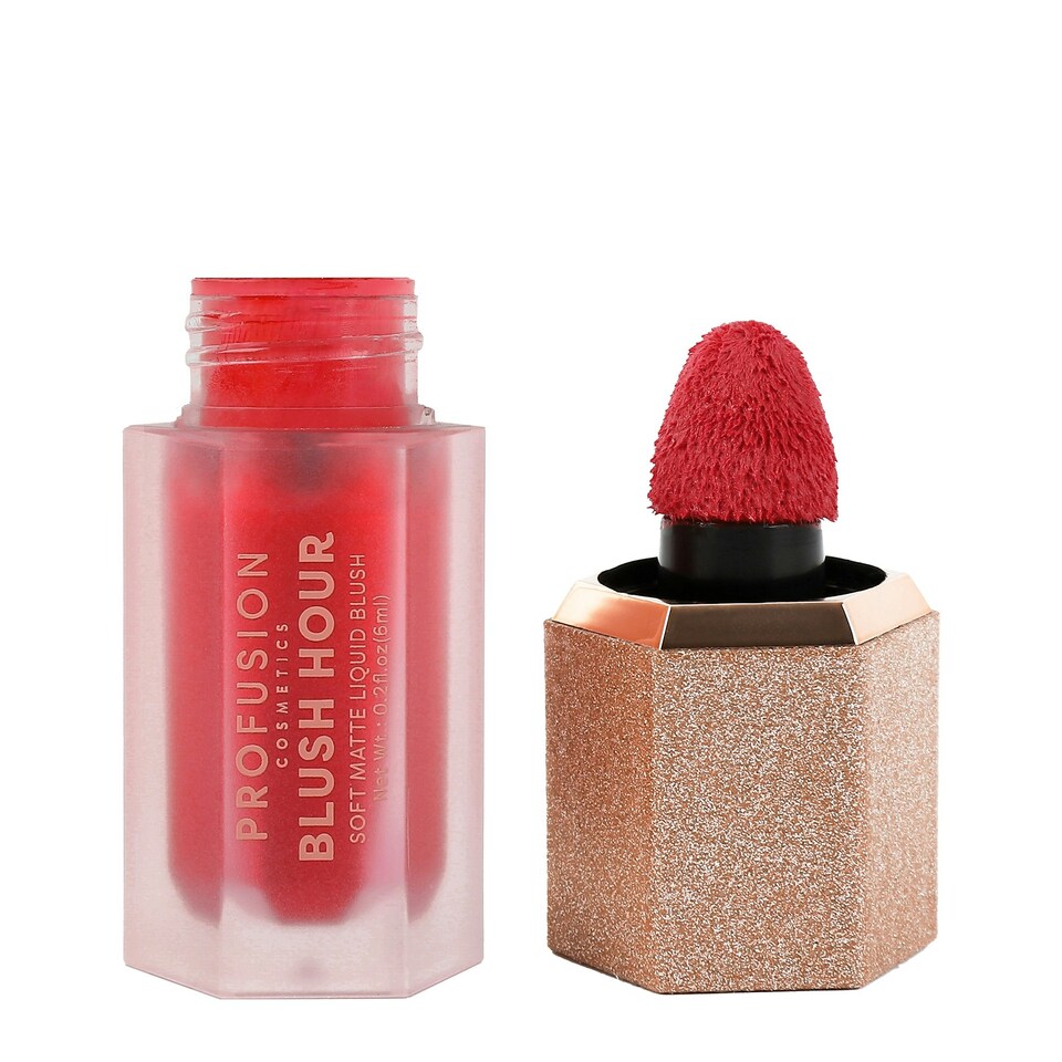 image 1 of Blush Hour Liquid Cream Blush - Paloma Red