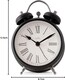 image 3 of Acctim Shefford Faux Bell Analogue Alarm Clock | Black | Black