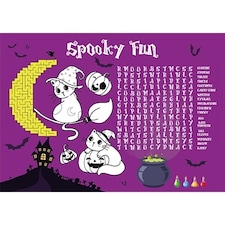 A3 Halloween Activity Placemat Sheet
