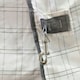 image 3 of Weatherbeeta Comfitec Standard-Neck Cotton Horse Rug Liner - White/Grey - 6´ 9"
