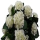 image 3 of 70cm Artificial White Bush Hydrangea Plant Potted