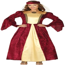 Fancy Dress Adult Medieval Lady - L