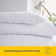 image 4 of Silentnight Cooler Summer 4.5 Tog Duvet, Hypoallergenic, Made in the UK, King