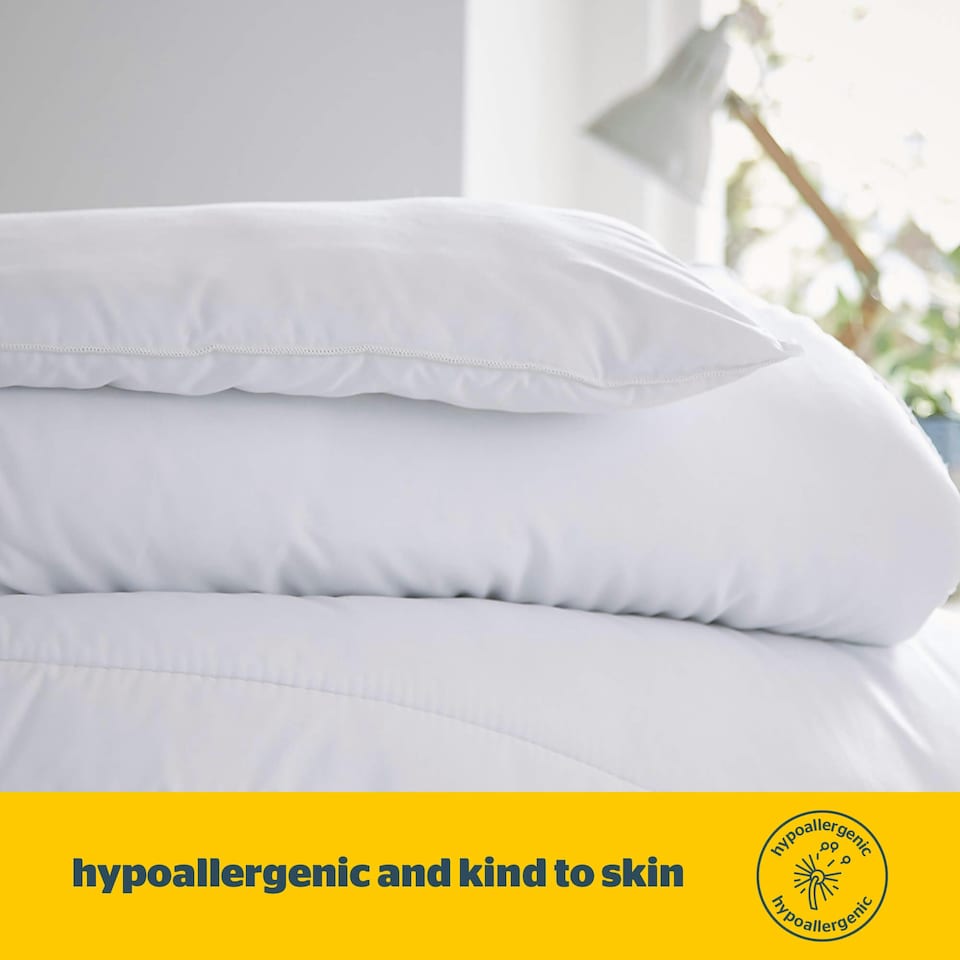 image 1 of Silentnight Cooler Summer 4.5 Tog Duvet, Hypoallergenic, Made in the UK, King