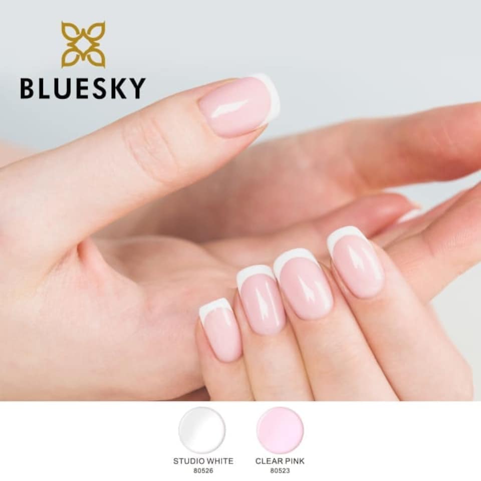 image 1 of Bluesky White Gel Polish - Studio White 10ml