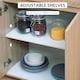 image 6 of HOMCOM Kitchen Storage Trolley Cart Cupboard Rolling Island Shelves Locking