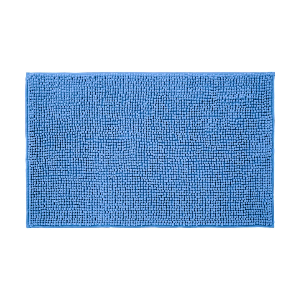 image 1 of Chenille Bobble Bath Mat Non-Slip 50 x 80cm - Sage Green