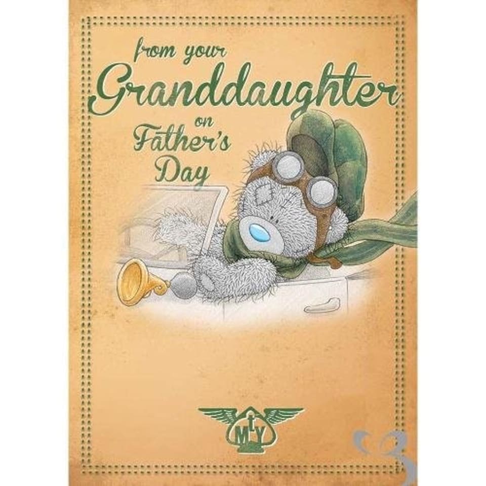 image 1 of From Granddaughter Me to You Bear Fathers Day Card, by carte blanche