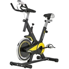 HOMCOM Exercise Bike 10KG Flywheel Cycling w/ Adjustable Resistance LCD Display
