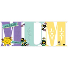 Mr Men & Little Miss 'Mum' Fold Out Birthday Card
